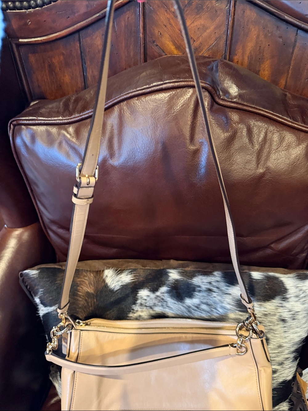 NWT BEAUTIFUL BUTTERY SOFT COACH BAG Everyday Leather Crossbody Bag - Blush - Picture 8 of 16